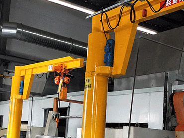 BZD elektrische Single Beam Column Folding Arm Cantilever Crane